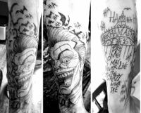 Jocker Sketchy Tattoo